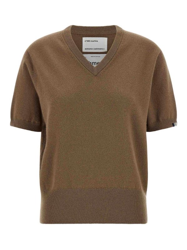 EXTREME CASHMERE: クルーネック - クルーネック - ブラウン