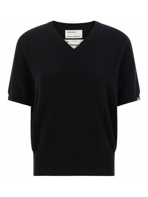 EXTREME CASHMERE: クルーネック - クルーネック - 黒