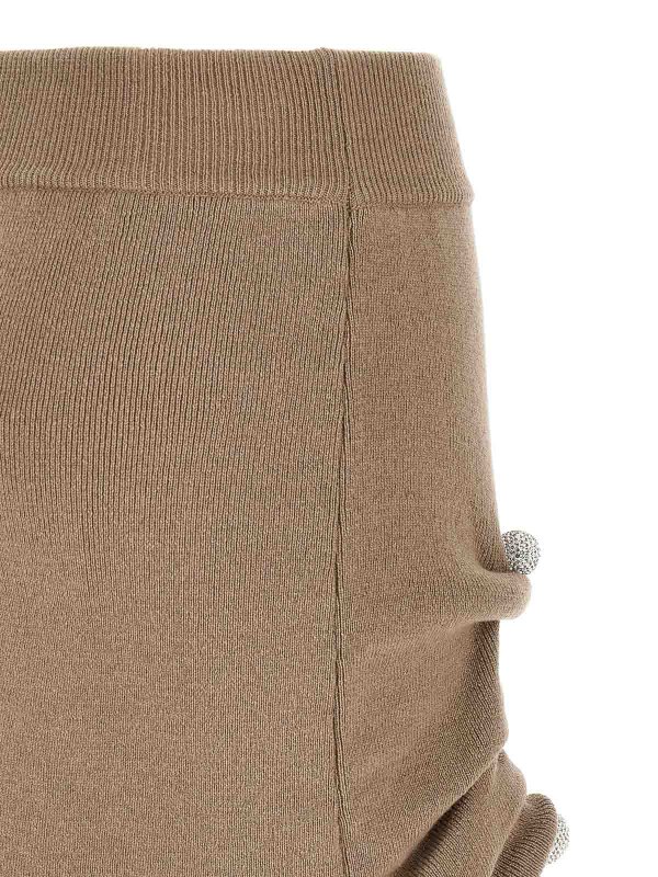ミニスカート - ベージュ shop online: GIUSEPPE DI MORABITO