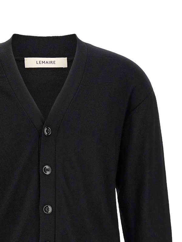 カーディガン - 黒 shop online: LEMAIRE