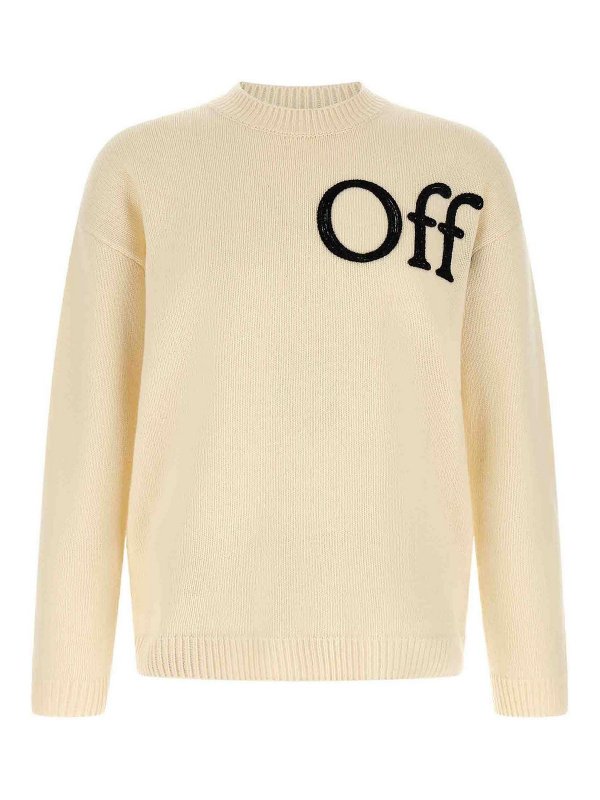 OFF-WHITE: クルーネック - クルーネック - 白