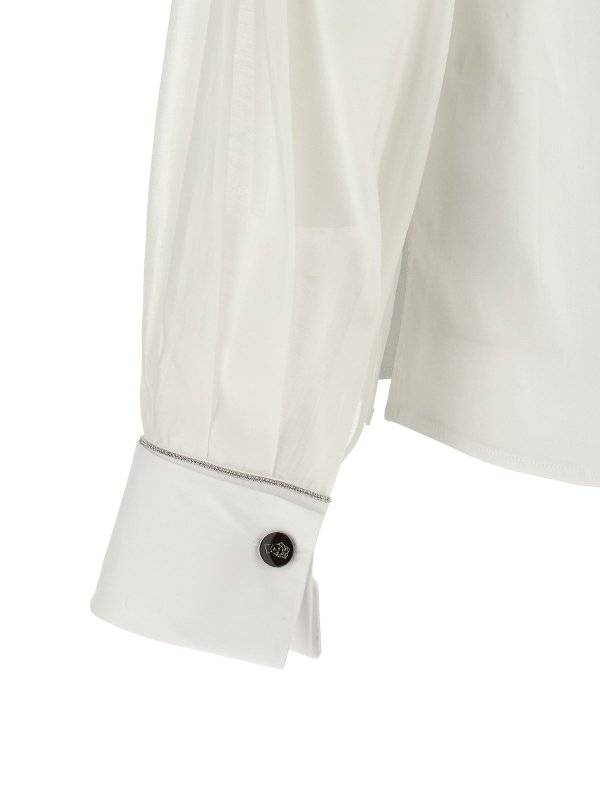 シャツ - 白 shop online: PESERICO