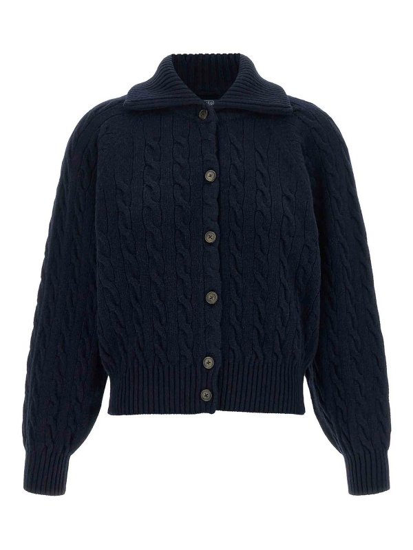 POLO RALPH LAUREN: カーディガン - カーディガン - ブルー