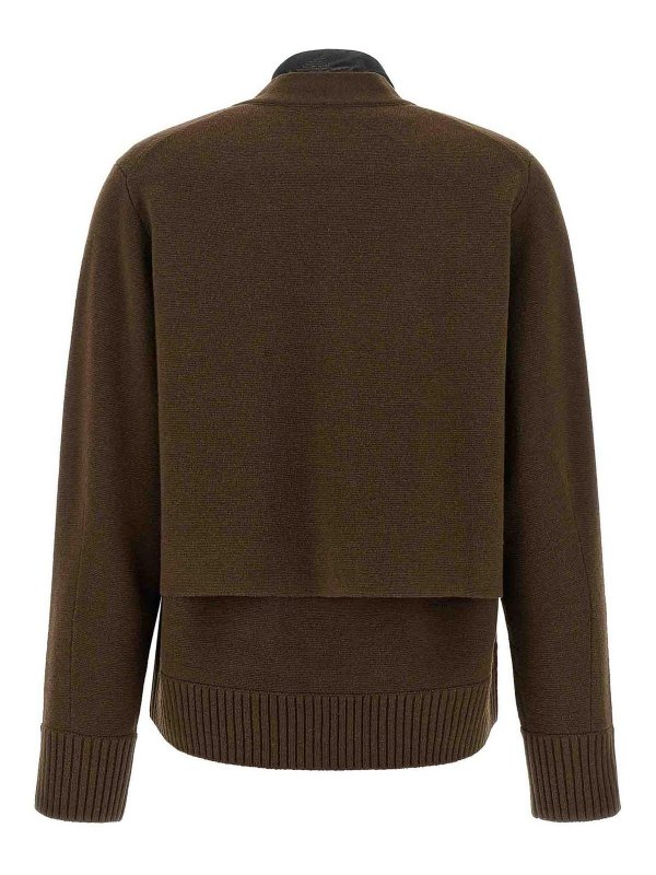 Sacai: カーディガン online - カーディガン - ブラウン