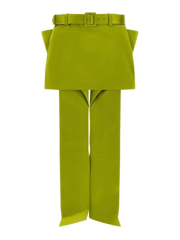 Self Portrait: Jupes longues - Jupe Longue - Vert