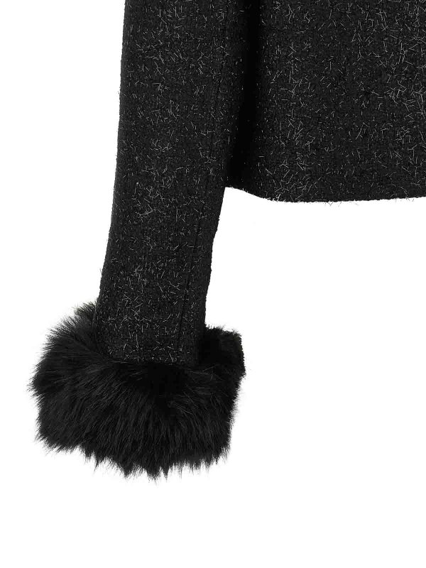 Boucl Fur Jacket shop online: Self Portrait