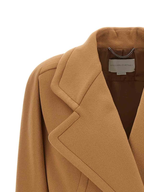 The Best Shops STELLA McCARTNEY: short coats - Double-Breasted Coat