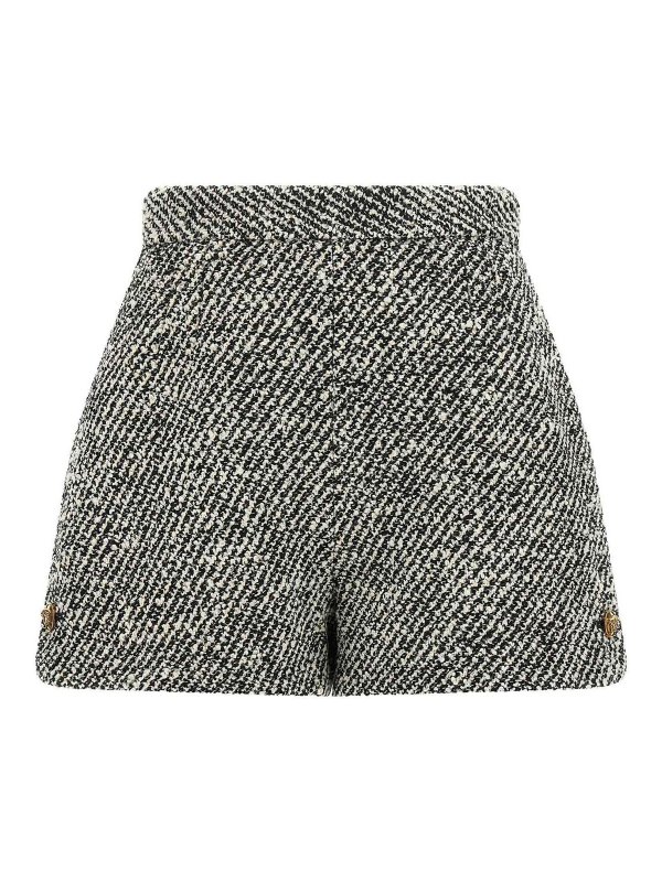 VERSACE: Shorts - Short - Blanc