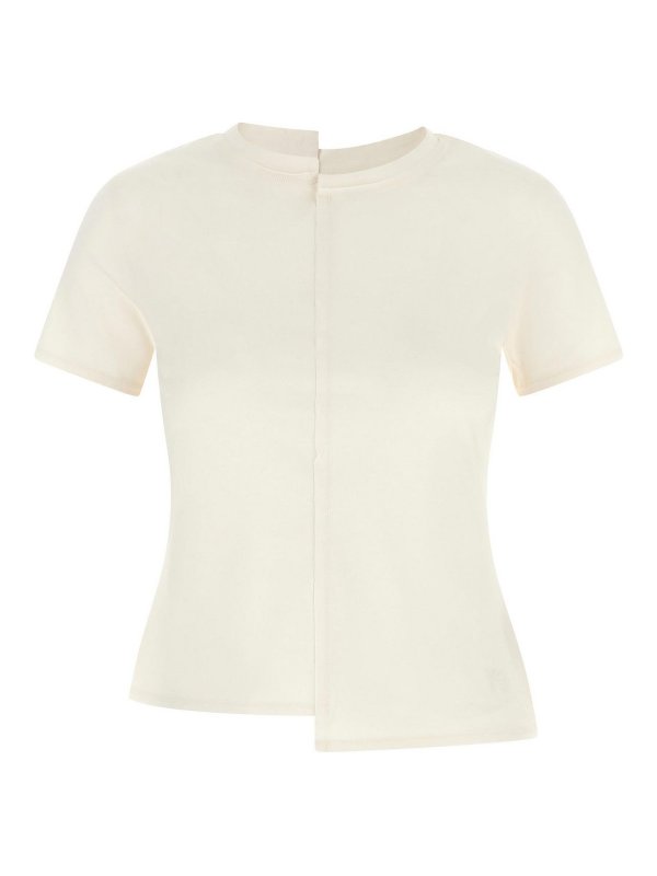 Y-3: Camisetas - Camiseta - Blanco