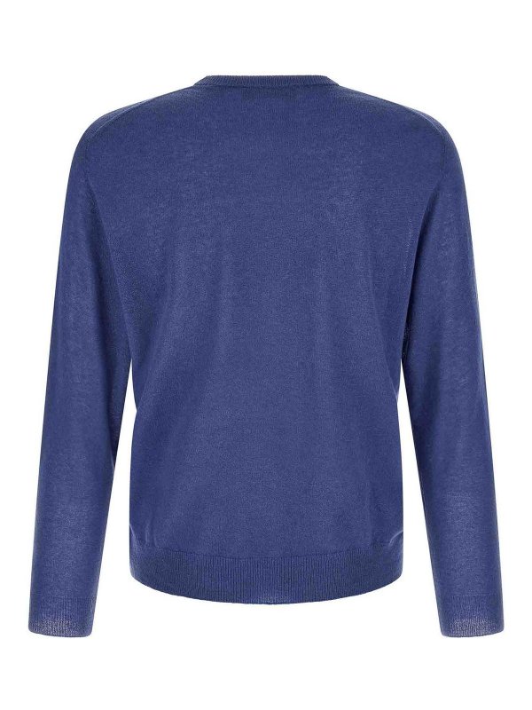 ZANONE: Pull col rond online - Pull Col Rond - Bleu Clair