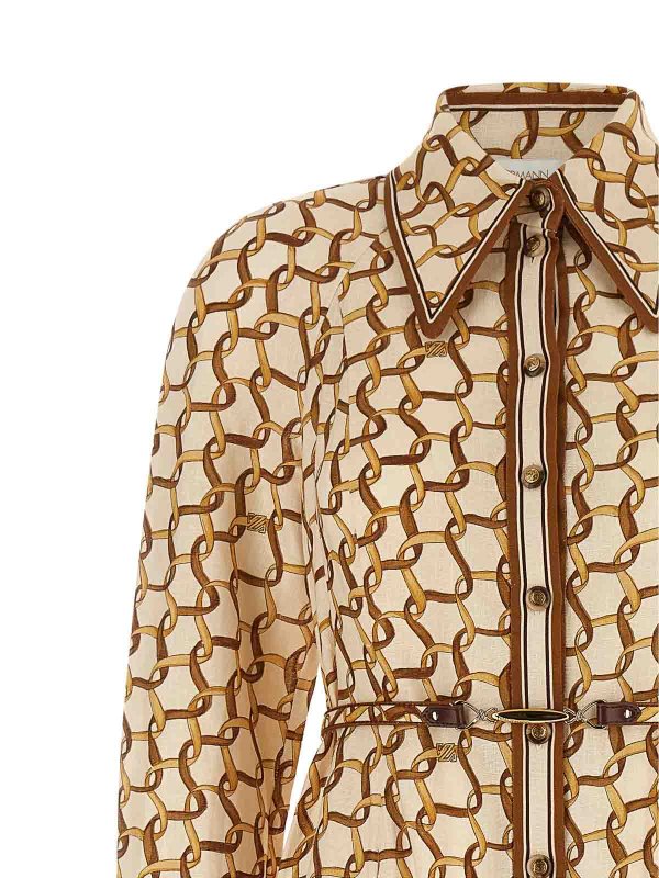 The Best Shops ZIMMERMANN: ニーレングスドレス - 膝丈ドレス - ベージュ