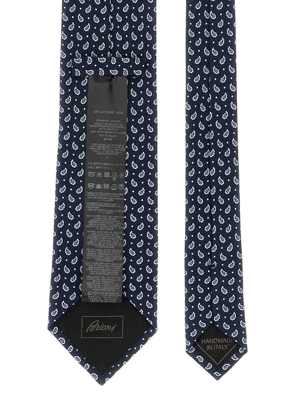 BRIONI: Corbatas y pajaritas online - Corbata - Azul
