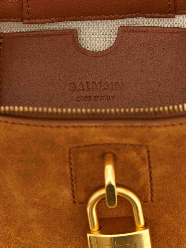 トートバッグ - ブラウン shop online: Balmain