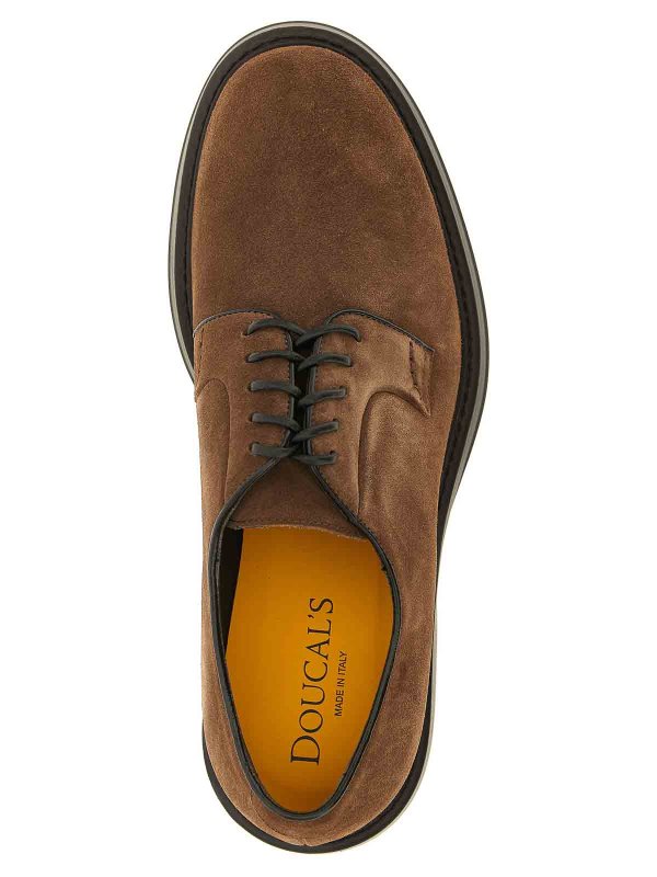 Stringata in pelle scamosciata shop online: Doucal