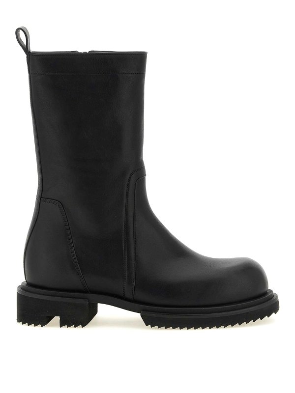 RICK OWENS: ブーティー - アンクルブーツ - 黒