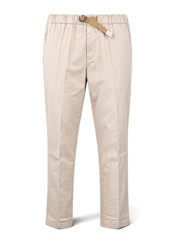 WHITE SAND: casual trousers - Beige Pants