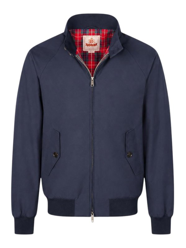 BARACUTA: ニーレングスコート - 膝丈コート - ブルー