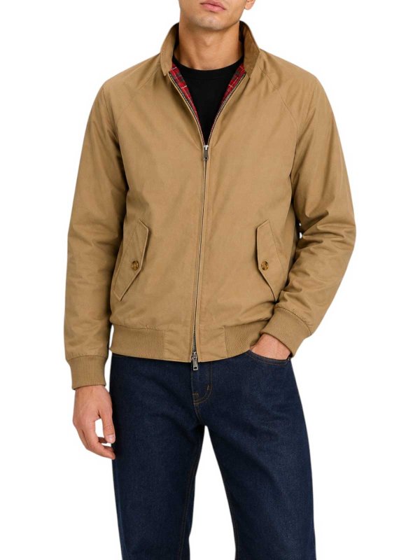 Beige Jacket shop online: BARACUTA
