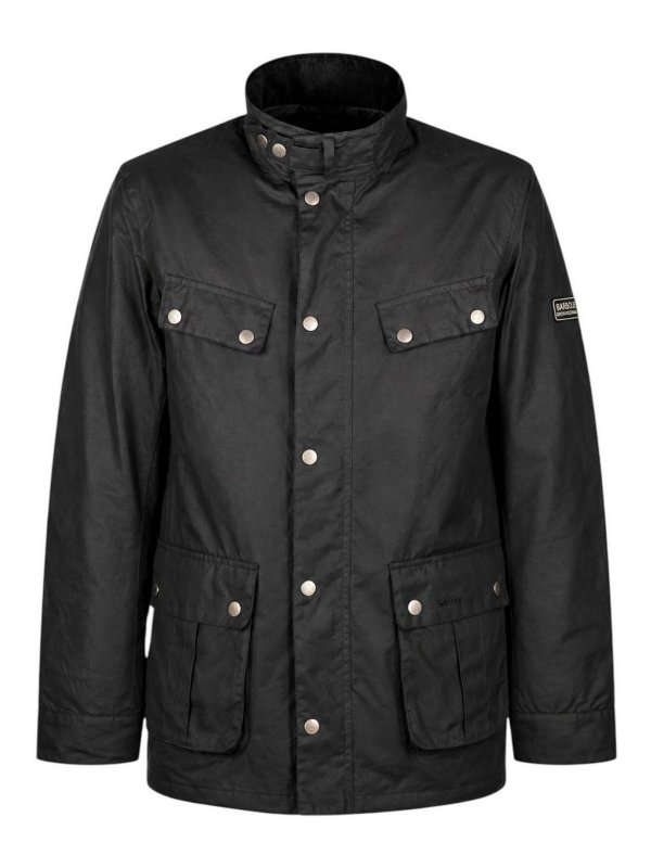 BARBOUR: knee length coats - Blue Jacket