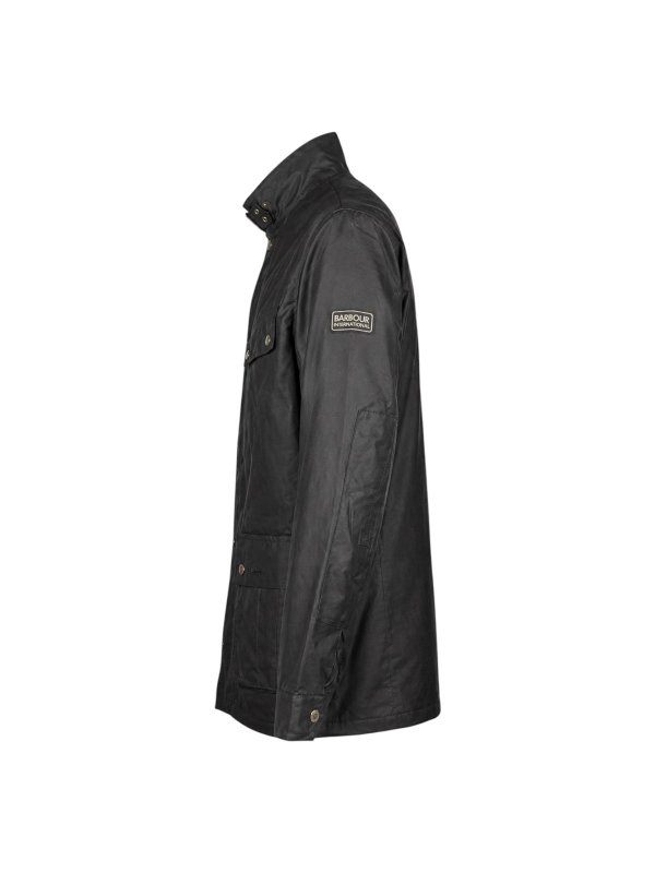 BARBOUR: knee length coats online - Blue Jacket