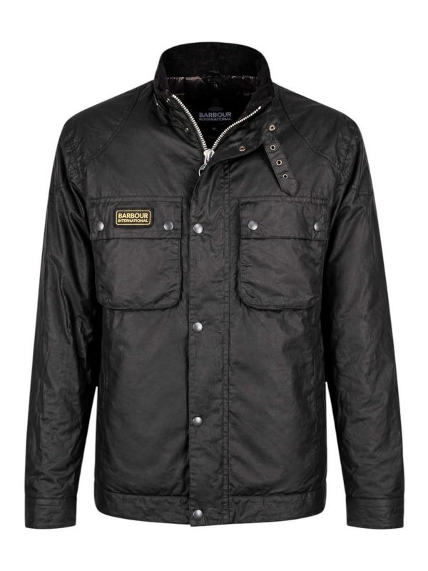 BARBOUR: knee length coats - Black Jacket