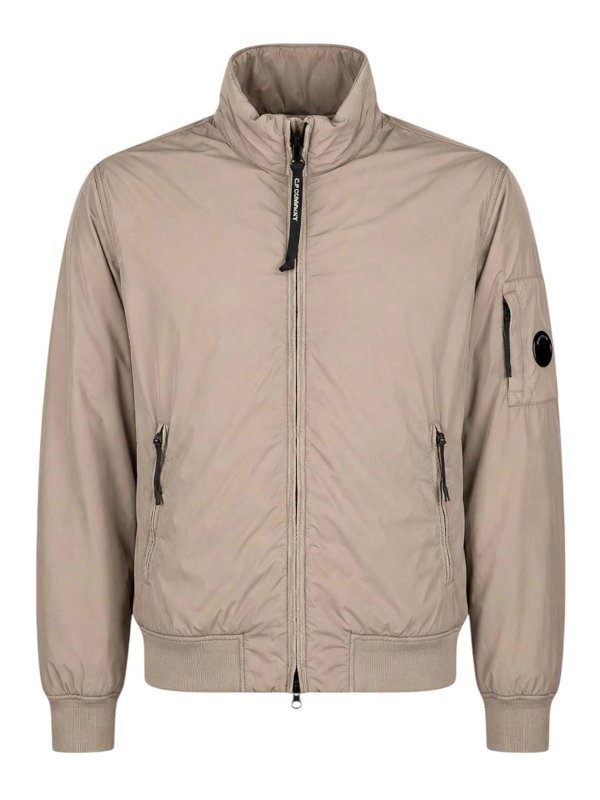 C.P. COMPANY: knee length coats - Beige Jacket