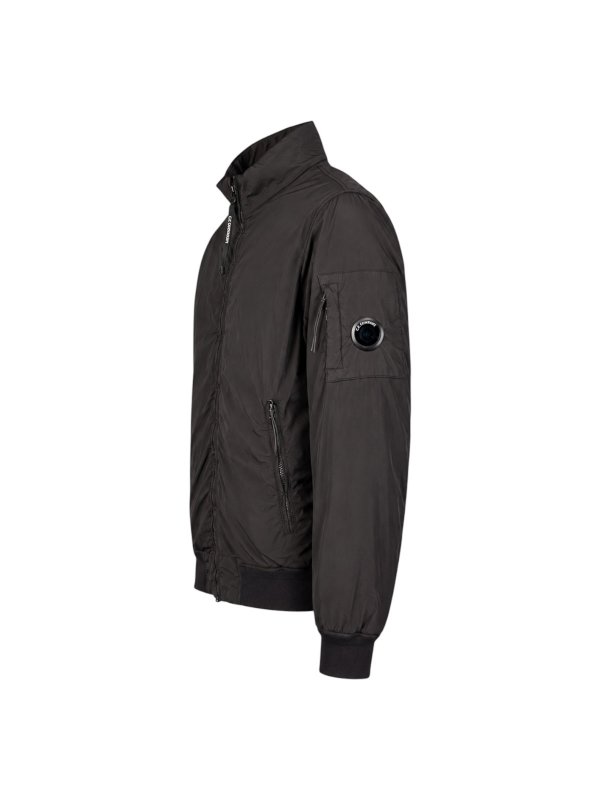 C.P. COMPANY: knee length coats online - Black Jacket