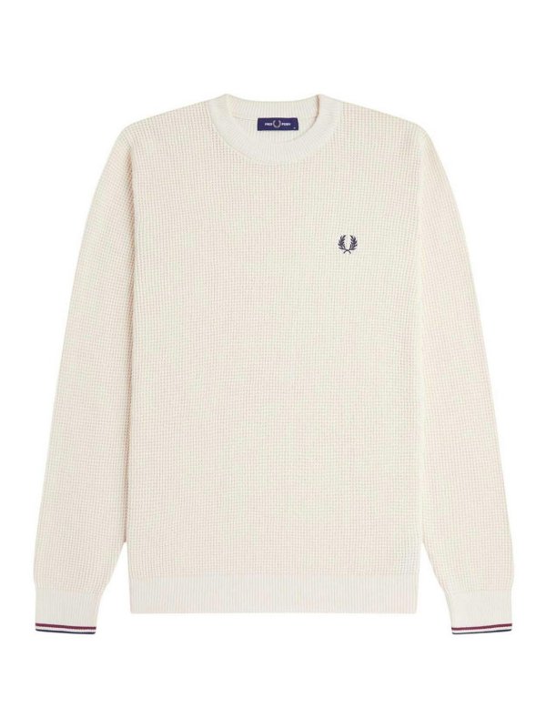 FRED PERRY: クルーネック - クルーネック - 白