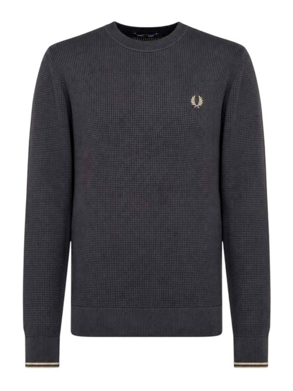 FRED PERRY: Rollkragenpullover  und Polo-Ausschnitt - Rollkragenpullover - Schwarz