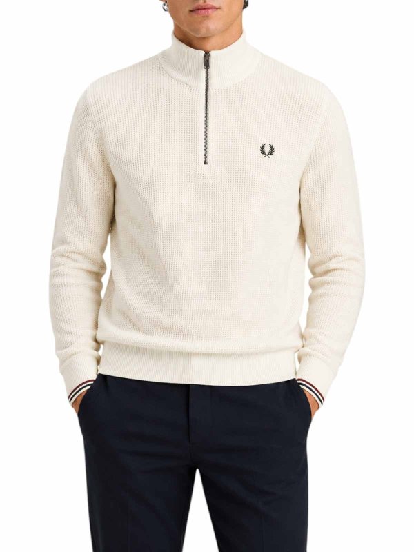 The Best Shops FRED PERRY: タートルネック - タートルネック/ポロネック - 白