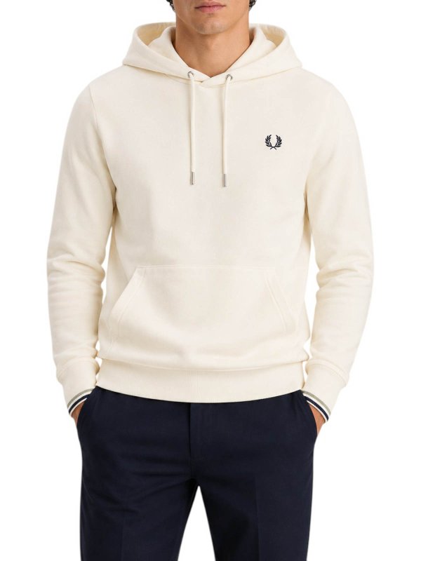 The Best Shops FRED PERRY: Sweatshirts & Sweaters - Cream Sweaters