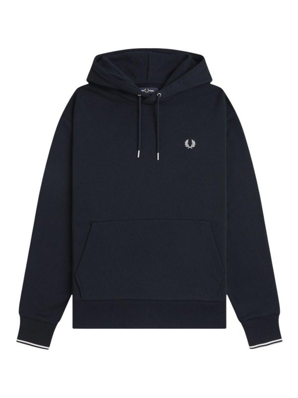FRED PERRY: Sudaderas y suéteres - Sudadera - Azul