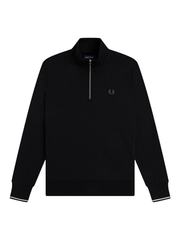 FRED PERRY: Sudaderas y suéteres - Sudadera - Negro