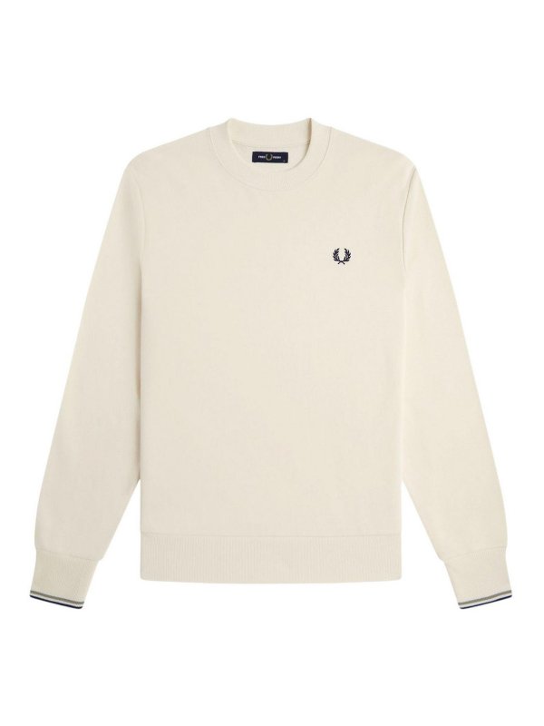 FRED PERRY: スウェット＆セーター - スウェットシャツ/セーター - 白