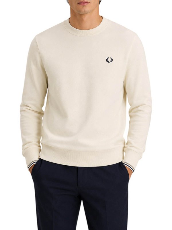 The Best Shops FRED PERRY: スウェット＆セーター - スウェットシャツ/セーター - 白