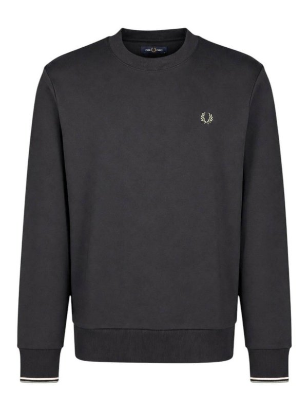 FRED PERRY: Sweatshirts & Sweaters - Black Sweaters