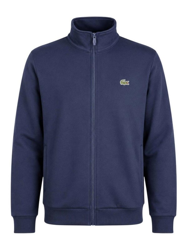 LACOSTE: Sweatshirts & Sweaters - Blue Sweaters