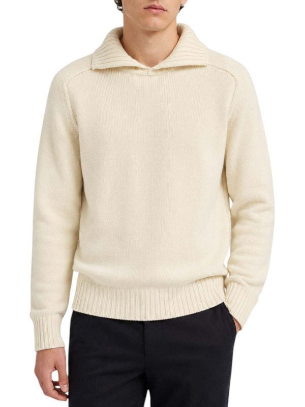 Pull Col Roulé - Blanc shop online: SEBAGO