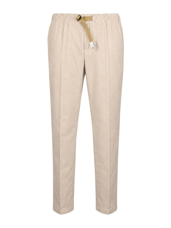 WHITE SAND: casual trousers - Beige Pants