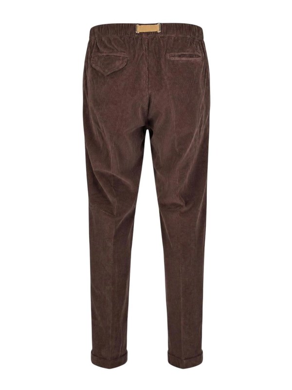The Best Shops WHITE SAND: casual trousers - Brown Pants