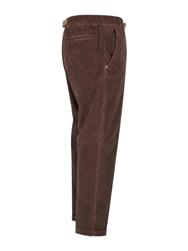 Brown Pants shop online: WHITE SAND