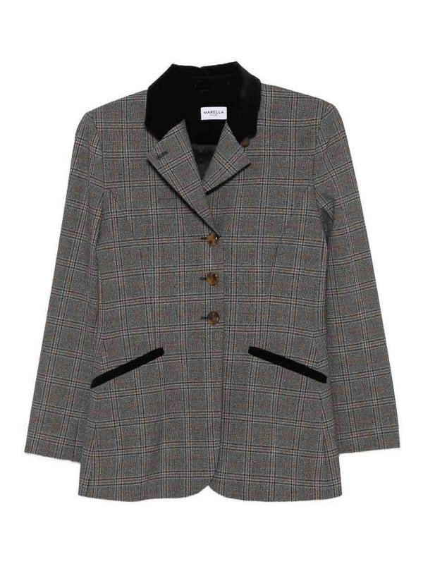 MARELLA: Blazer - Blazer - Gris