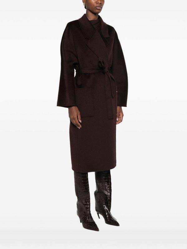ロングコート - ブラウン shop online: ELISABETTA FRANCHI