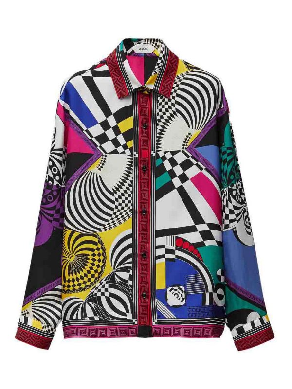 VERSACE: シャツ - シャツ - マルチカラー