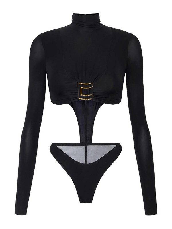 ELISABETTA FRANCHI: トップス＆タンクトップ - トップ/タンクトップ - 黒