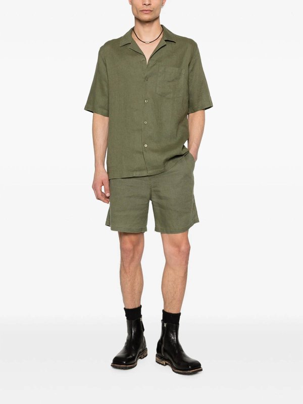 シャツ - 緑 shop online: SAMSOE SAMSOE