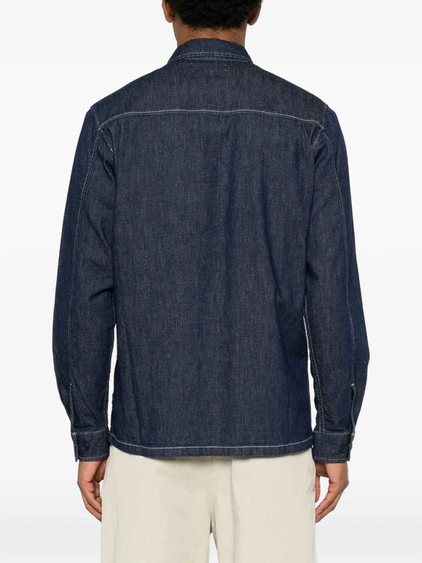 The Best Shops SAMSOE SAMSOE: Chemises - Chemise - Bleu