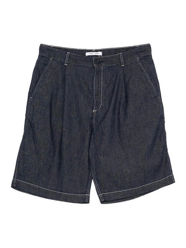 SAMSOE SAMSOE: Shorts - Short - Bleu