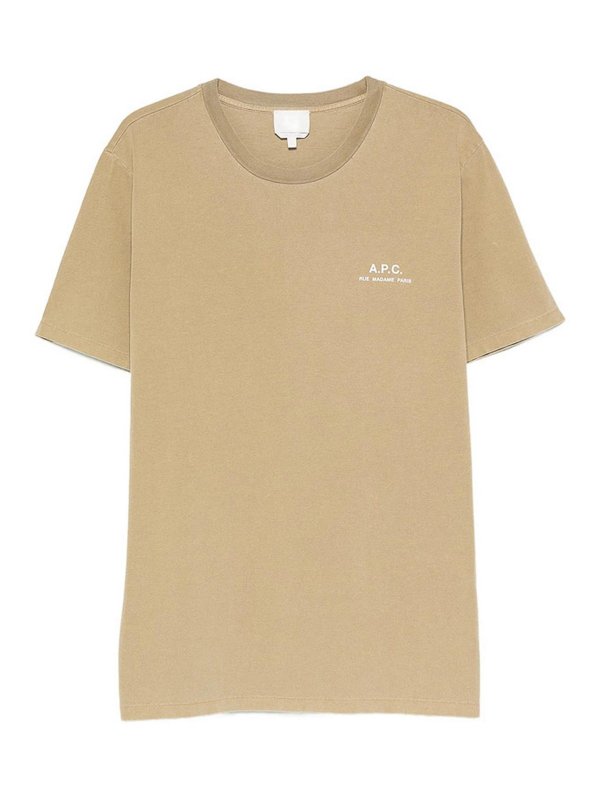 A.P.C.: Camisetas - Camiseta - Beis