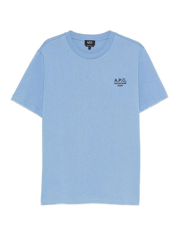 A.P.C.: Tシャツ - Tシャツ - ブルー